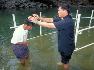 Baptism in the Jordan River